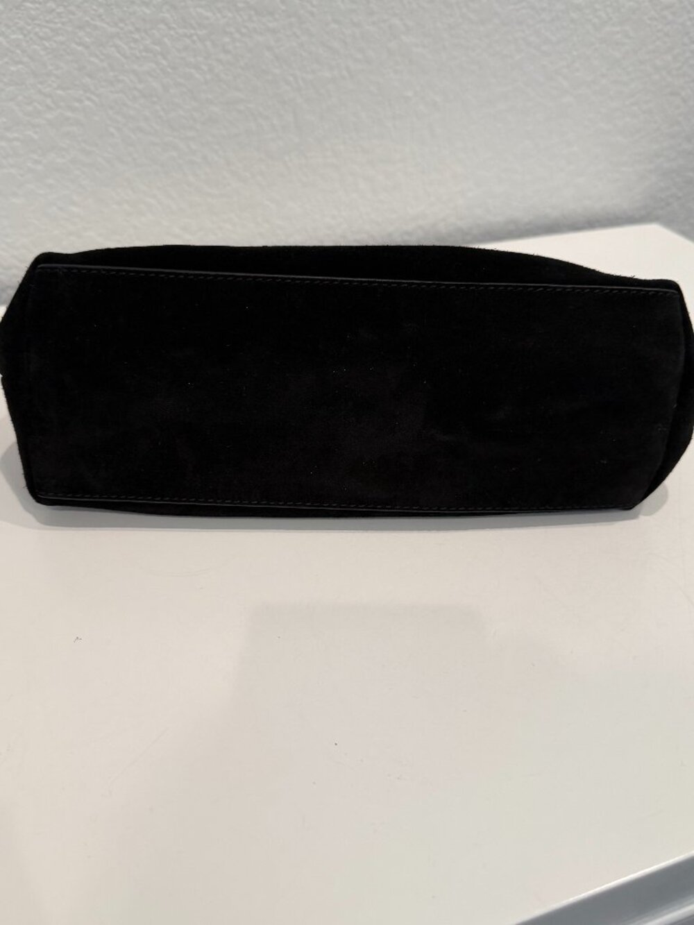 J.crew Berkeley Small Shoulder Bag Black Suede - Picture 5 of 10
